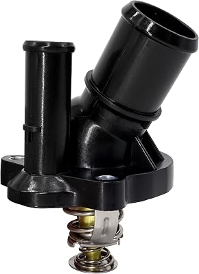 HiSport Thermostat Housing Assembly - Compatible with Ford Transit Connect 2014-2022 Fusion 2006-2020 Escape 2005-2019 EcoSport 2004-2012 Focus 2003-2011 Ranger 2001-2011 Ka - Replace 34044