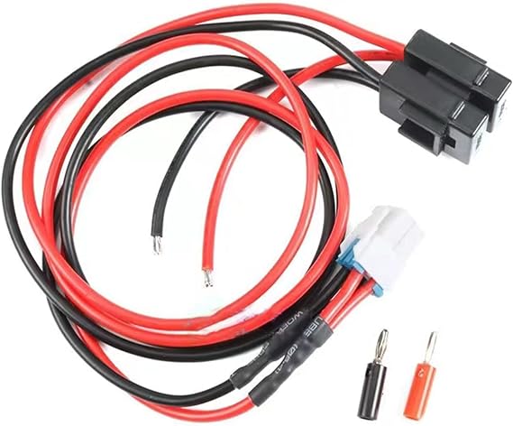 ZEZEFUFU 3.28ft/1m 4 Pin 12AWG DC Power Cable Cord for Yaesu FT-450D FT-950 FT-891 FT-991 FTDX-1200 FTDX-3000
