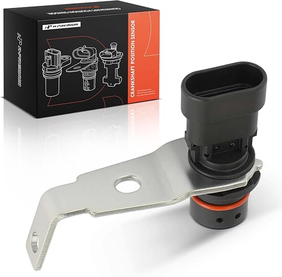 A-Premium Engine Crankshaft Position Sensor Compatible with Chevrolet | for Chevy, GMC & Cadillac - Suburban Silverado Express C1500 K1500 K2500 K3500 Tahoe G30 Sierra, Replace# 12596851
