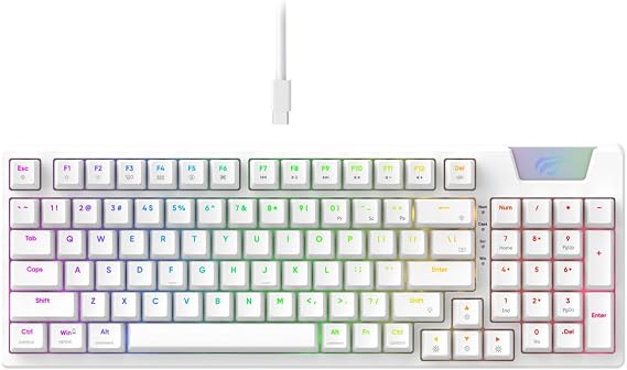 Havit Gamenote KB885L RGB Backlit Gaming Mekanik Klavye Beyaz