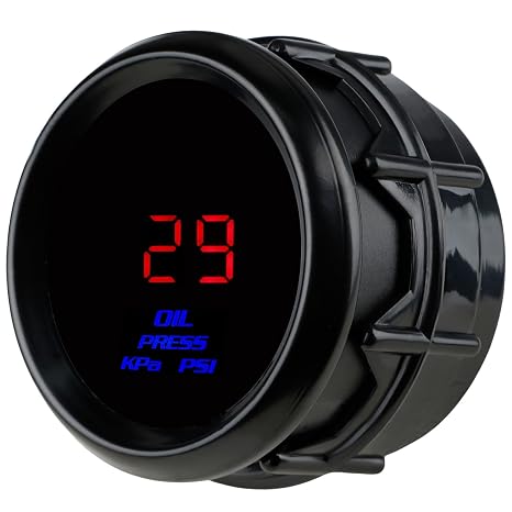 2inch 52mm Oil Pressure Gauge Kit KPA/PSI | for Car Truck Marine Vehicle Automotive