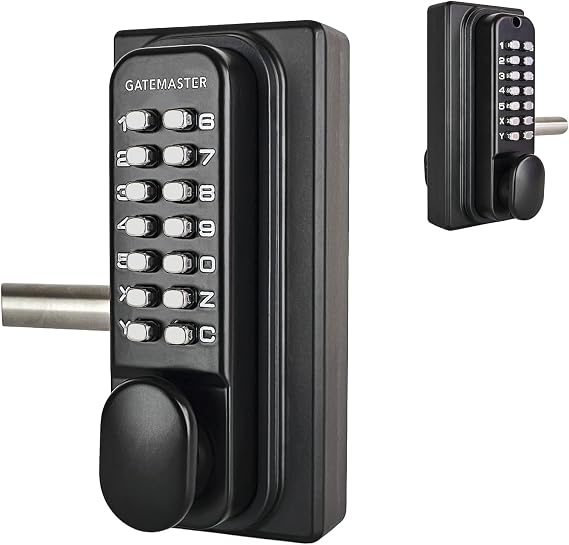 Gatemaster BDG4060L Superlock 2.0 Digital Double-Sided Gate Lock | Mechanical Keypad Both Sides | Fits 40–60mm Gate Frames | Left Hand