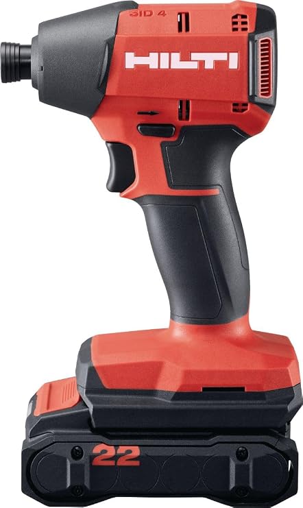 Hilti 2324272 Impact Driver SID 4-22 for NURON Batteries (Compact, 3000 RPM). Does not Include case. Does not Include Batteries or Charger. Weight 0.85 kg. Only for Hilti NURON System)