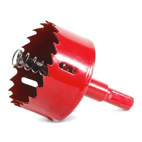 3 Inch Hole Saw, Heavy Duty 3 Inch Hole Drill Bit, 76mm Bi-Metal Hole Cutter for Wood, Plastic, Drywall