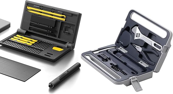 HOTO Electric Precision Screwdriver Kit Pro Bundle with Electric Screwdriver Tool Set