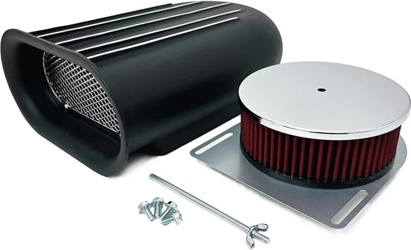 Hilborn-Style Air Scoop Single 4-Barrel 4 BBL 5-1/8" Neck Carburetor Washable