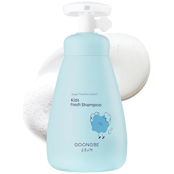 GOONGBE Kids Shampoo for Oily Scalp, Korean Silicone-Free Micellar, 10.1 oz