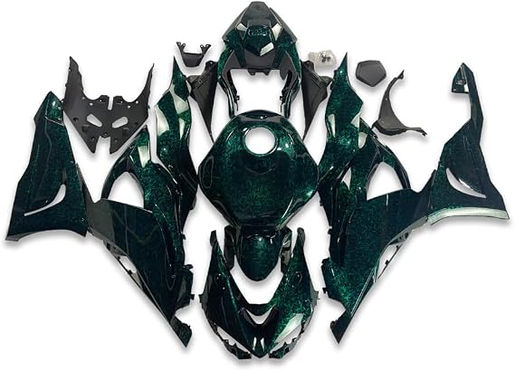 Green Forged Carbon Fiber Painted Fairing Fit for Kawasaki Ninja 2024 2025 ZX6R ZX-6R 636 Injection ABS Plastics Aftermarket Bodywork Bodyframe 24 25 As11