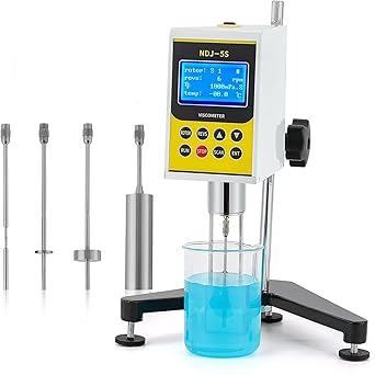 CGOLDENWALL NDJ-5S Rotary Visometer Digital Rotational Viscosity Meter Lab Viscometers 110-240V 10-100,000mPa.s Accuracy3.0% Old or New Panel