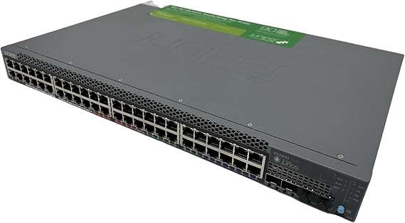 Juniper EX2300 Ethernet Switch - 48 Ports - Manageable - 10 Gigabit Ethernet, Gigabit Ethernet - 10/100/1000Base-TX, 10GBase-X - 4 Layer Supported - Modular - Optical Fiber, Twisted Pair - 1U - Rack-m