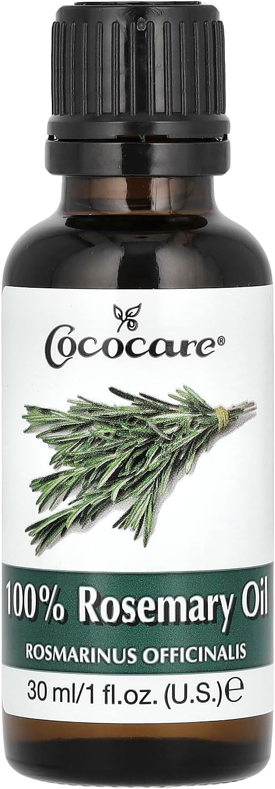 Cococare 100% Rosemary Oil - 1 Fl Oz - Natural Oil for Hair Growth and Skin Care