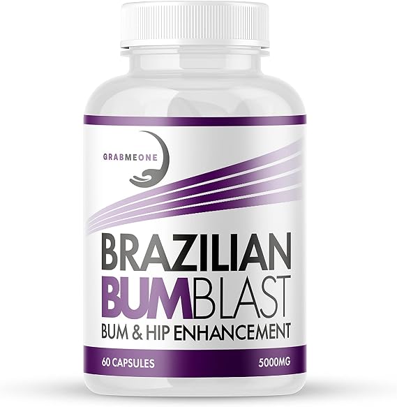Bum & Hip Enlargement Supplement - Natural Enhancer Supports Bigger, Toned, and Firm Bum - Bum & Hip Enhancement (60 Capsules)