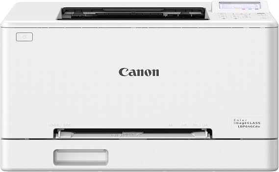 Canon Color imageCLASS LBP646Cdw Wireless Laser Printer, Duplex, 26 PPM, Print Only, White