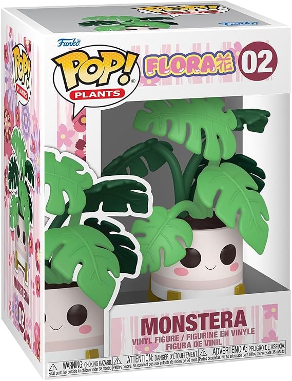 Funko POP! Home: Kawaii Rose Monstera Plant | Official Owned IP Merch - Collectable Vinyl Figurine for Shelf Display - Birthday Gift Idea for Fans and Collectors
