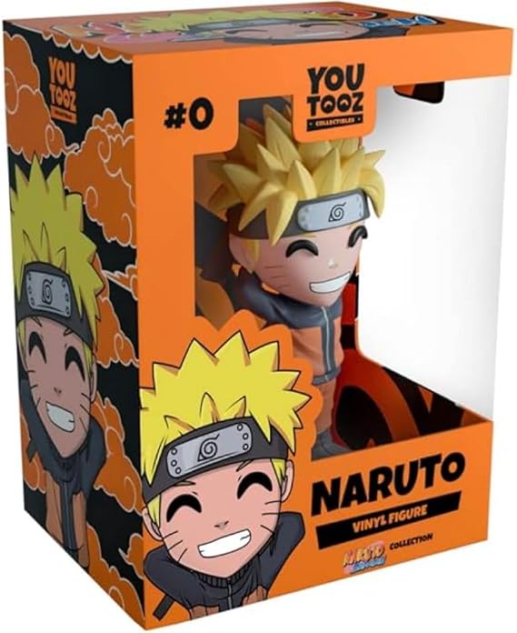 You Tooz Naruto 4.9'' Inch Vinyl Figure, Collectible Uzamaki From Anime by Naruto Collection, Black, Yellow, Small