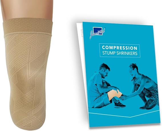 Prosthetic Stump ShrinkersBelow Knee, 40cm, Compression, 20-30, Amputee Socks, Trendy, Taiwan Excellence XL