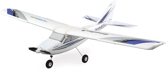 HobbyZone RC Airplane Apprentice S 2 1.2m RTF(Includes Controller, Transmitter, Battery and Charger) with Safe, HBZ31000, White