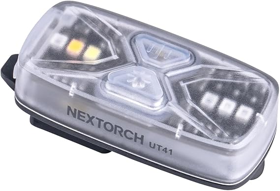 NEXTORCH UT41 Tactical Military Safety Light - Multi-Color Output Including IR - Solid & Beacon Modes - MOLLE & Universal Compatibility