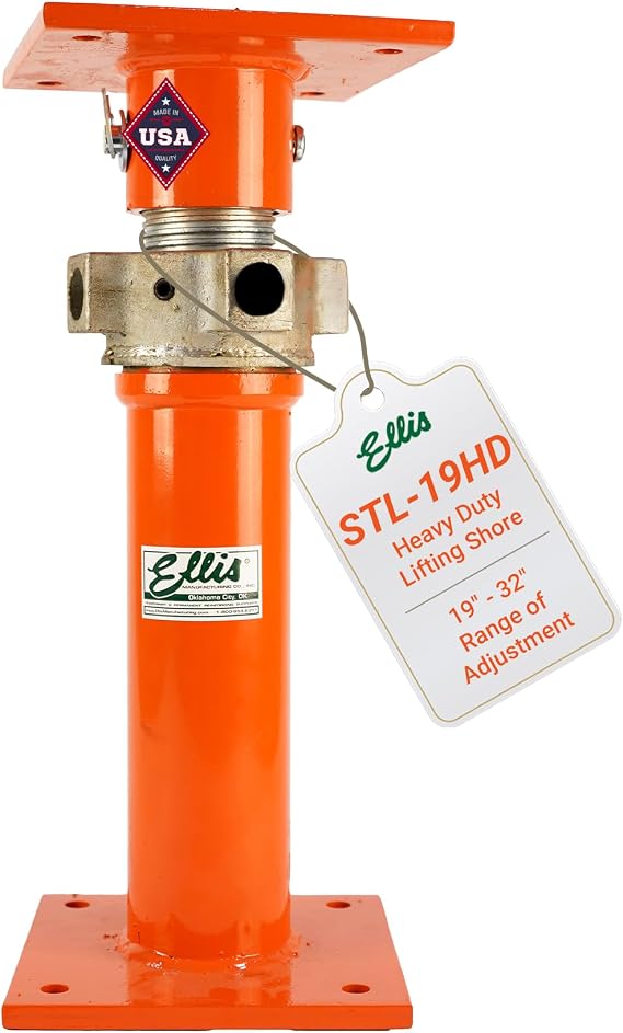 ELLIS Heavy-Duty Adjustable Steel Shore, 48,000 lb Load Capacity, 19"-32"