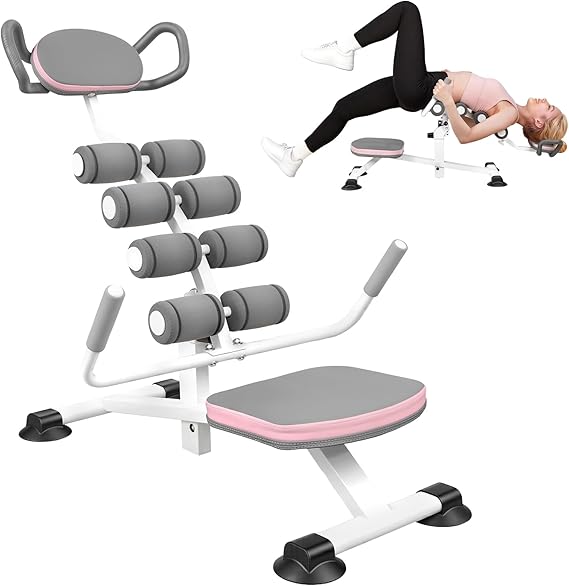 Adjustable Lumbar Back Stretcher Inversion Table, Ergonomic Spine Decompression Device with Acupoint Massage, Thickened Non-Slip Floor Pads, Heavy Duty 440LBS Back Pain Relief Machine for Home Gym