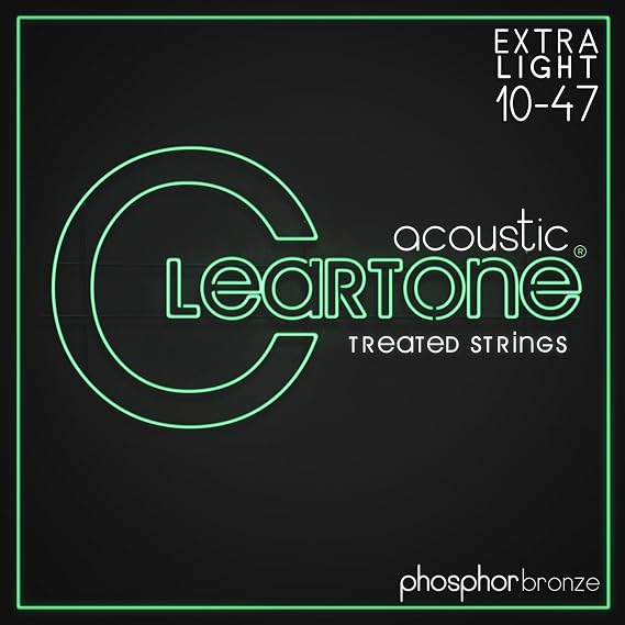 Cleartone Phosphor Bronze Acoustic Guitar Strings (10-47)
