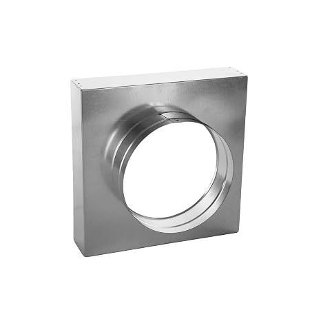RDP Square to Round Transition Box (24" x 24" x 18")