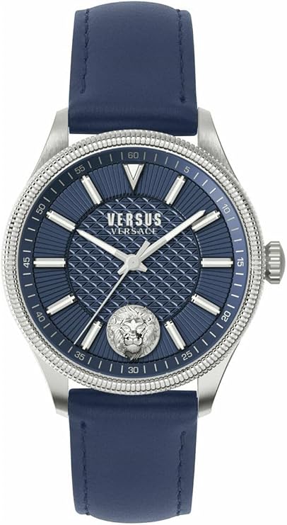 Versus By Versace Colonne VSPHI4721 Men's Watch Leather, Strap.