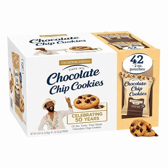 Chocolate Chip Cookies, Collectors Edition, 2 oz. Pouches, 42 Count, 5 lb Box