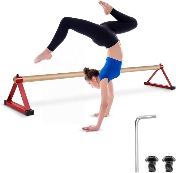 Leyndo 54 Gymnastics Pirouette Floor Bar, Handstand Trainer Bars