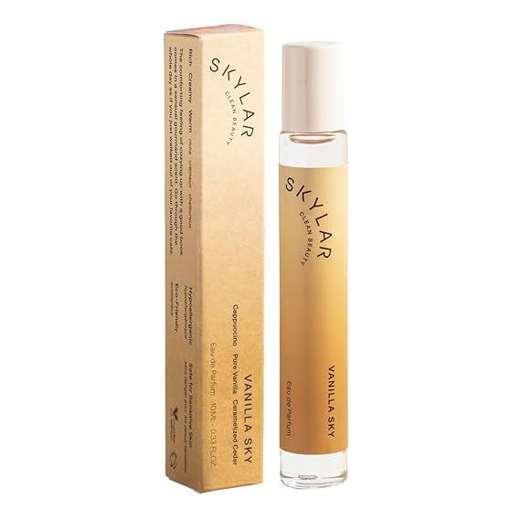 Skylar Vanilla Sky, Rollerball Travel Perfume for Women, Clean, 0.33 Fl Oz
