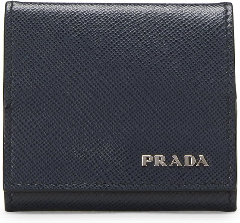 Pre-loved Navy Saffiano Coin Purse, Navy