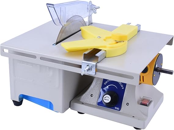 Jewelry Lapidary Saw for Cutting Rocks, Mini Table Saws Grinder Polishing Machine 0-10000r/min with Flexible Shaft,Right Benchtop,110v