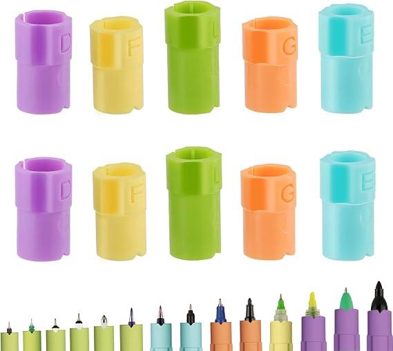 Pens Adapters for Explore 4 3 Air 2 Air Maker 4 3 Maker,Replace The Original Adapter,Compatible with Sharpie (Fine Point/Ultra Fine Point/Art/Paint/Liquid Highlighter) Pens,10 Pack