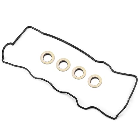 Valve Cover Gasket Set Compatible with 1987-2001 Toyota Camry Celica MR2 RAV4 Solara 2.0L 2.2L Engine Code 3SFE 5SFE, Valve Cover Gasket Kit VS50304R1 VS50304R-1 VC2005 VS50059