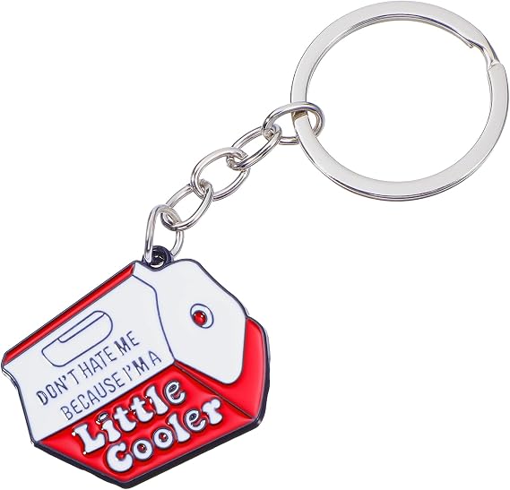YUXIANLB Funny Keychain Cool Metal Enamel Keyring for Car Keys Purse Bag Accessories Cute Keychain Birthday Gift