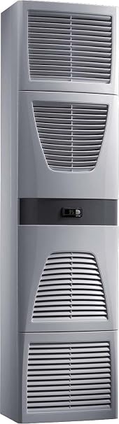 Rittal 3328.540, Blue e wall-mounted cooling unit, 7,506.71 BTU/hr, 400/460V, 50/60 Hz, 62.2" Height x 15.7" Width x 11.6" Depth