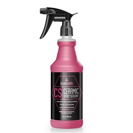 Suds Lab CS Ceramic Spray Sealant, High Gloss, Hydrophobic Spray, 32 oz.