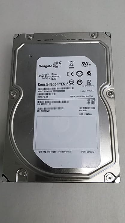 Seagate ST33000650SS Constellation ES.2 SAS 6Gb/s 3-TB Hard Drive