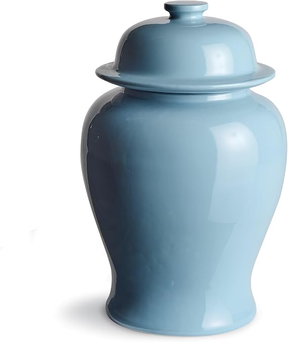 Bed Bath & Beyond Koa Lidded Ginger Jar Blue - Wide Large