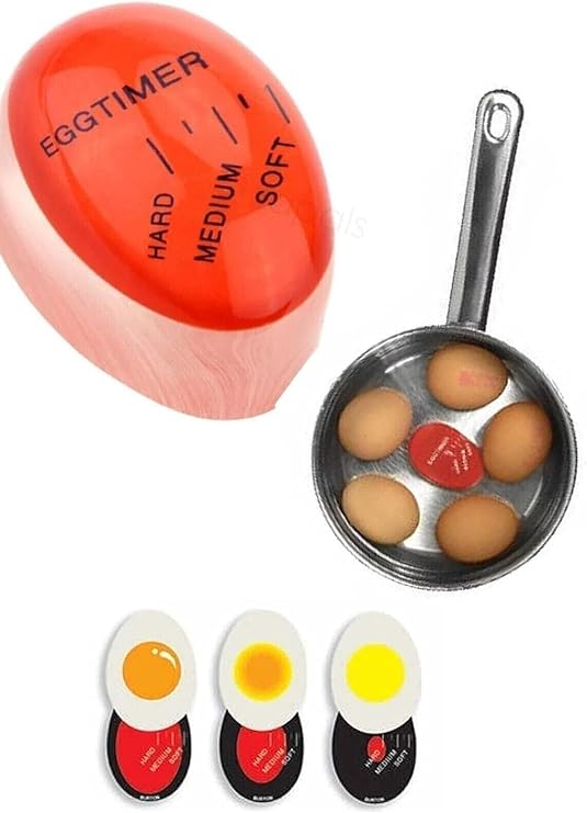 Orret Home Yumurta Zamanlayıcı Dublör Yumurta Egg Timer, Yumurta Pişirme Zamanlayıcısı Yumurta Pişirme Göstergesi