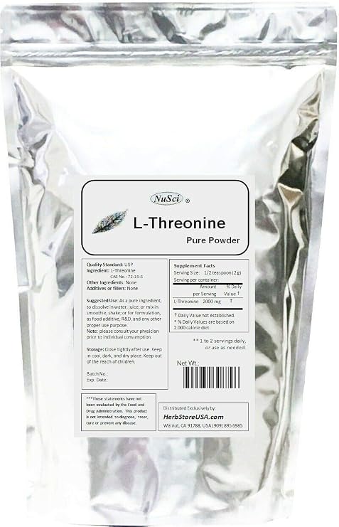 L-Threonine Powder Pure (500 Grams (1.1 lb))