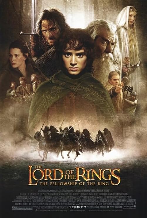 Lord of the Rings 1: The Fellowship of the Ring Movie Poster Print (27 x 40)