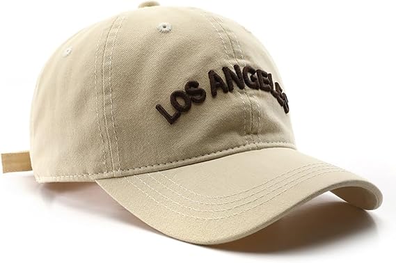 Los Angeles Hat 3D Embroidery Baseball Cap Unisex Sun Hat for Men and Women