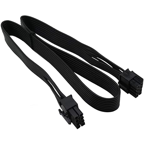 COMeap CPU Cable for Seasonic PSUs, PCIe 8 Pin Male to CPU 8 Pin (4+4 Detachable) Male EPS-12V Motherboard Power Adapter 25-inch(63cm)
