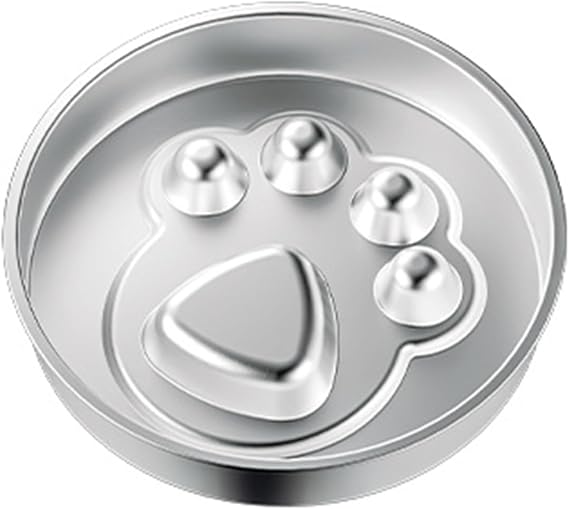 PAKEWAY 304 Stainless Steel Slow Feeder Dog Bowls - Dog Food Bowl, Easy to Clean, Large Capacity, Non-Slip Base Suitable for All Breeds of Dogs.