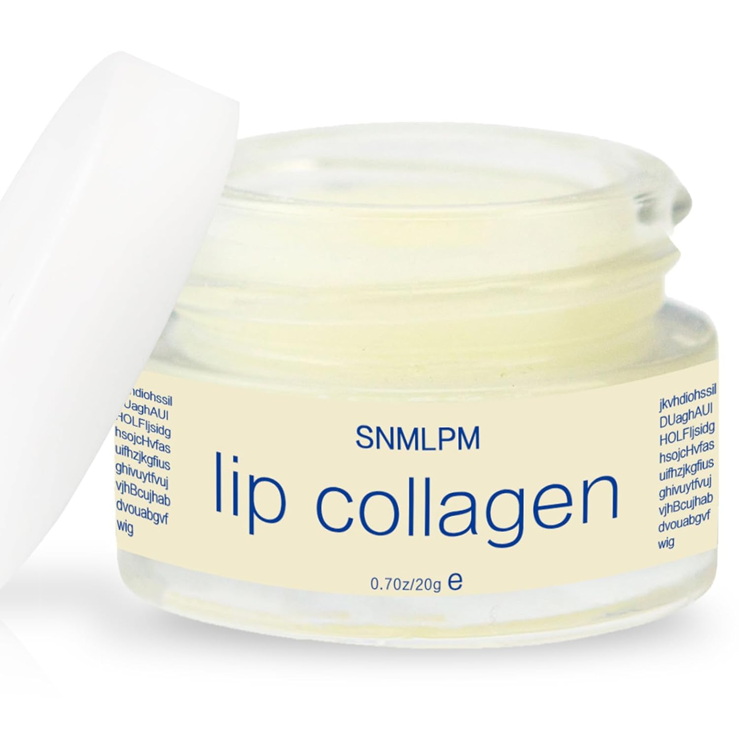 Lip Sleeping Mask 20 g Lip Collagen Lip Care Set - Lip Balm Lip Mask for the Night and Lip Mask Brush Plumper Lipbalm Lip Care for Very Dry Lips