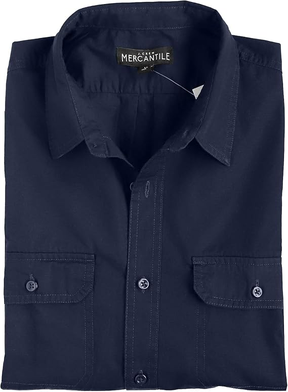 J.Crew Mercantile Men's Slim Light-Weight Ripstop Work Shirt