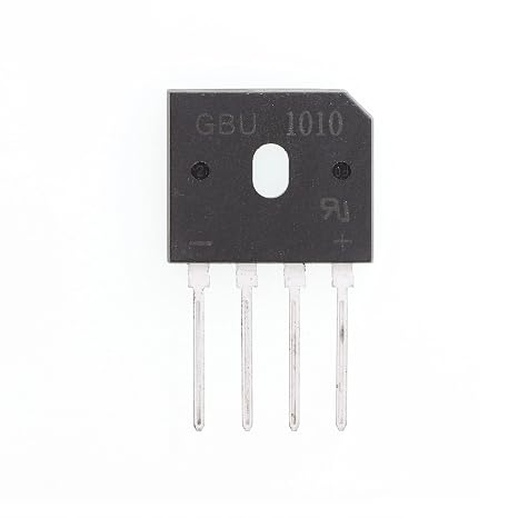 10 Pieces GBU1010 10A 1000V Bridge Rectifier Diode Glass Passivated Single Phase Diode