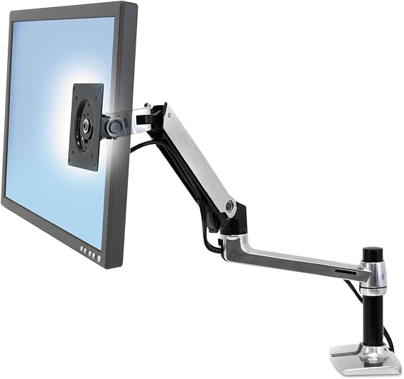 Ergotron LX Series Desk Mount LCD Arm 10 kg 60.96 cm (24"), 75 x 75, 100 x 100 mm, 0-330 mm, 75 , 360 Black