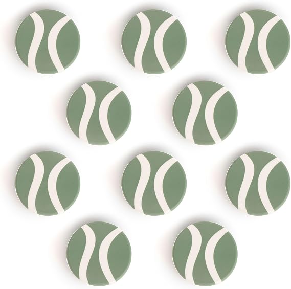 Gardyn Caps for Hydroponics Growing System - 10 Pack, Sage Green